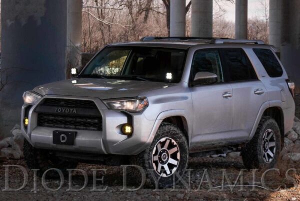 Toyota 4RUNNER 03-24 V6 4.0 Stage Series 2in LED Ditch Light Kit Sport - White Combo Diode Dynamics - DD6750 - Image 4