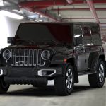 WRANGLER JL 2018-2024 L4 2.0| WRANGLER JL 2018-2024 V6 3.6 Black UR Mud Flap w/ Grey Logo Rally Armor - MF54-UR-BLK/GRY - Image 4