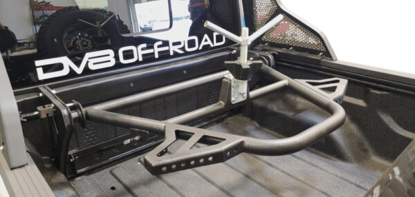 JT GLADIATOR 19-23 V6 3.6 In-Bed Adjustable Tire Carrier DV8 Off Road - TCGL-01 - Image 2