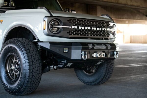 BRONCO SPORT 21-24 4L 2.0| 21-24 V6 2.7|BIG BEND 21-24 3L 1.5 Front Bumper Winch Capable w/ Optional Bull Bar/Aux Light Opening DV8 Off Road - FBBR-01 - Image 8