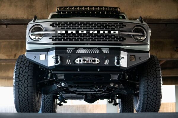 BRONCO SPORT 21-24 4L 2.0| 21-24 V6 2.7|BIG BEND 21-24 3L 1.5 Front Bumper Winch Capable w/ Optional Bull Bar/Aux Light Opening DV8 Off Road - FBBR-01 - Image 3