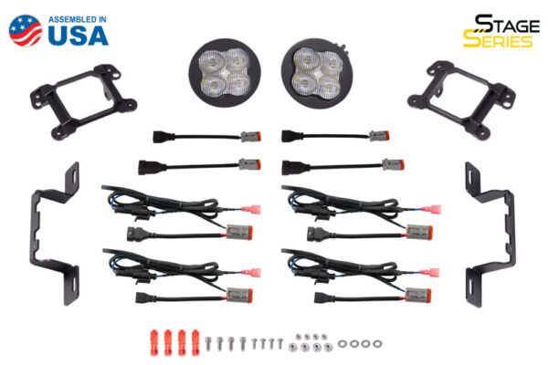 WRANGLER JK 06-18 V6 3.6 SS3 Max Type MR Kit ABL - White SAE Fog Diode Dynamics - DD7057 - Image 9