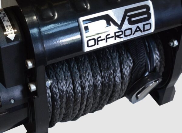 12000 LB Winch w/ Synthetic Line Wireless Remote - Black DV8 Off Road - WB12SR - Image 7