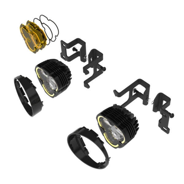 Toyota 4RUNNER 03-24 V6 4.0 FLEX ERA 3 Dual Mode SAE Fog Lights - 2-Light Master Kit KC Hilites - 97154 - Image 2