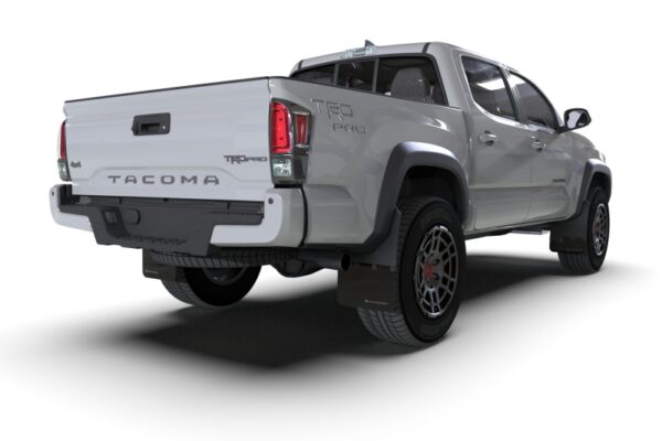 Toyota TACOMA 21-23 V6 3.5 Black Mud Flap w/ Army Green Logo Rally Armor - MF94-BLK-AGN - Image 3