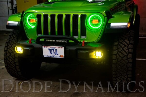 WRANGLER JK 06-18 V6 3.6 SS3 Max Type MR Kit ABL - White SAE Fog Diode Dynamics - DD7057 - Image 5