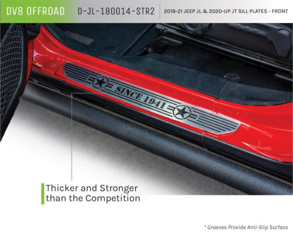 WRANGLER JT GLADIATOR Front Sill Plates DV8 Off Road - D-JL-180014-STR2 - Image 5