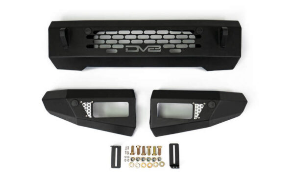 BRONCO SPORT 21-24 4L 2.0| 21-24 V6 2.7|BIG BEND 21-24 3L 1.5 Bumper- Accommodates 20in Dual Row Light Bar; (4) 3in Pod Light Mount DV8 Off Road - FBBR-03 - Image 3
