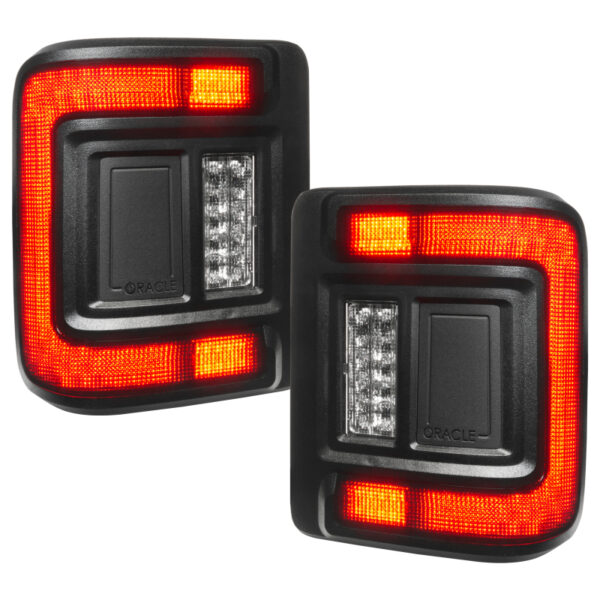 WRANGLER JL 2018-2024 L4 2.0| WRANGLER JL 2018-2024 V6 3.6 LED Flush Mount Tail Light - Tinted SEE WARRANTY Oracle - 5884-504-T - Image 8