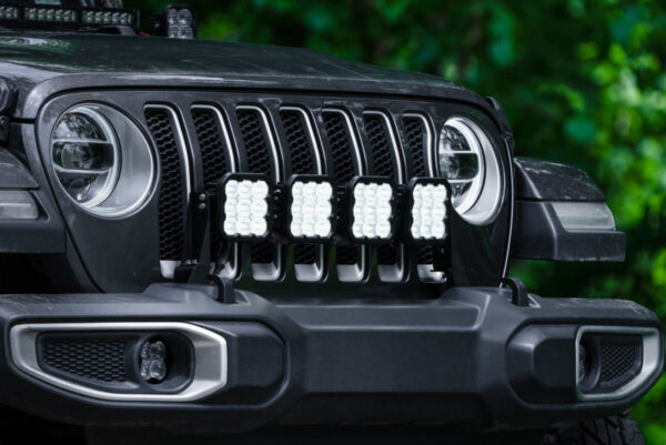 Wrangler JL +18 & JT SS5 4-Pod CrossLink Grille Lightbar Kit Sport - Yellow Combo Diode Dynamics - DD6827 - Image 3