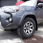 Toyota 4RUNNER 03-24 V6 4.0 Black UR Mud Flap w/ White Logo Rally Armor - MF48-UR-BLK/WH - Image 2