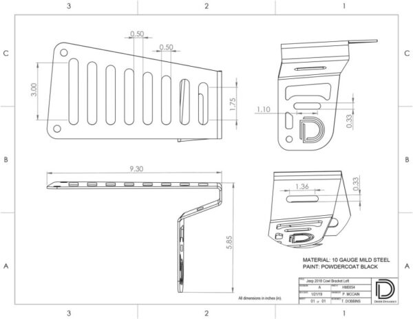 Wrangler JL +18 & JT SS3 Cowl LED Bracket Kit - White Sport Diode Dynamics - DD6553 - Image 10