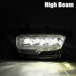 Toyota TACOMA 21-23 V6 3.5 NOVA LED Projector Headlight Plank Style Alpha Black w/Activation Light Alpharex - 880705 - Image 11