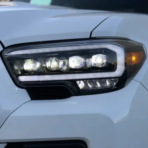 Toyota TACOMA 21-23 V6 3.5 NOVA LED Projector Headlight Plank Style Alpha Black w/Activation Light Alpharex - 880705 - Image 18