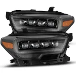 Toyota TACOMA 21-23 V6 3.5 NOVA LED Projector Headlight Plank Style Alpha Black w/Activation Light Alpharex - 880705
