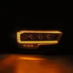 Toyota TACOMA 21-23 V6 3.5 NOVA LED Projector Headlight Plank Style Alpha Black w/Activation Light Alpharex - 880705 - Image 8