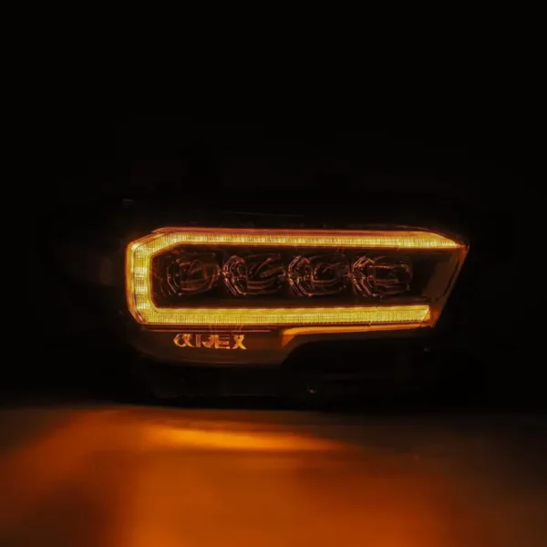 Toyota TACOMA 21-23 V6 3.5 NOVA LED Projector Headlight Plank Style Alpha Black w/Activation Light Alpharex - 880705 - Image 8