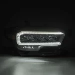 Toyota TACOMA 21-23 V6 3.5 NOVA LED Projector Headlight Plank Style Alpha Black w/Activation Light Alpharex - 880705 - Image 7
