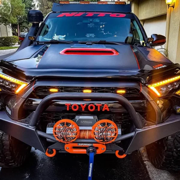 Toyota 4RUNNER 03-24 V6 4.0 NOVA LED Proj HL Alpha-Blk Actv Lgt Seq. Sig + SB DRL Alpharex - 880810 - Image 7