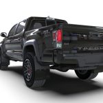 Toyota TACOMA 21-23 V6 3.5 Black Mud Flap w/ Army Green Logo Rally Armor - MF94-BLK-AGN - Image 4