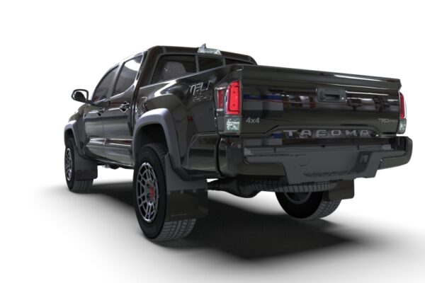 Toyota TACOMA 21-23 V6 3.5 Black Mud Flap w/ Army Green Logo Rally Armor - MF94-BLK-AGN - Image 4
