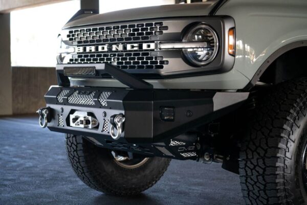 BRONCO & F150 SERIES Bull Bar Add-On For Bumpers - Fits 13in Elite Series Light Bar DV8 Off Road - LBUN-01 - Image 2
