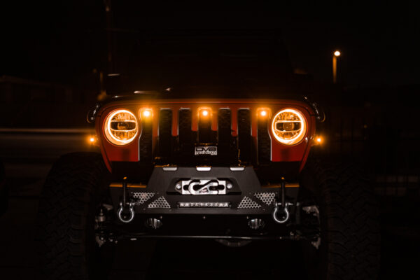 18-22 Jeep Wrangler JL/JT Grill Amber Marker Lights DV8 Off Road - GRJL-02 - Image 7