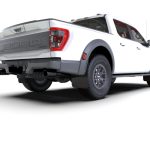 F150 RAPTOR 17-24 V6 3.5 Ecoboost Black UR Mud Flap w/ Dark Grey Logo Rally Armor - MF73-UR-BLK-DGRY - Image 4