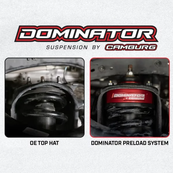 Toyota 4RUNNER 03-24 V6 4.0|TACOMA 21-23 V6 3.5 Dominator Preload Spacer Kit Camburg - CAM-310205 - Image 9