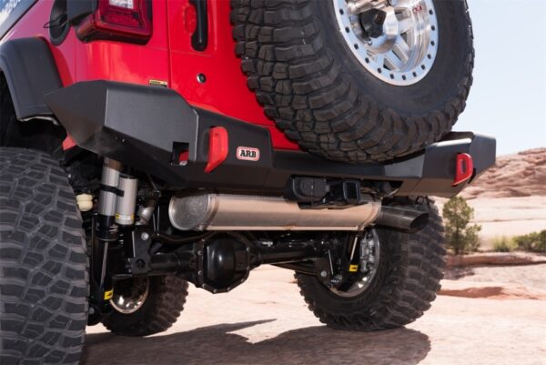 WRANGLER JL 2018-2024 L4 2.0| WRANGLER JL 2018-2024 V6 3.6 Rear Bumper Bar Textured black powder coat Black ARB - 5650380 - Image 3