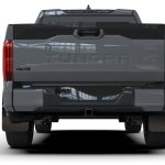 Toyota TUNDRA +22 V6 3.4 Black UR Mud Flap w/ Metallic Black Logo Rally Armor - MF110-UR-BLK-MBK - Image 2
