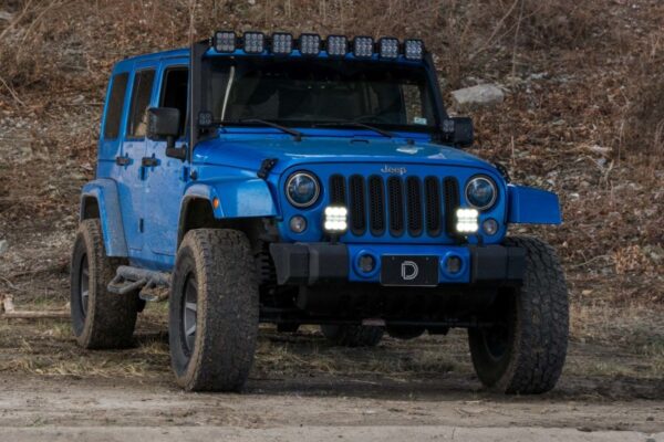 WRANGLER JK 06-18 V6 3.6 SS5 Bumper LED Pod Light Kit - Sport Yellow Driving Diode Dynamics - DD7286 - Image 4