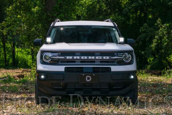 BRONCO SPORT 21-24 4L 2.0| 21-24 V6 2.7|BIG BEND 21-24 3L 1.5 Stage Series 2in LED Ditch Light Kit - Sport Yellow Combo Diode Dynamics - DD7143 - Image 8