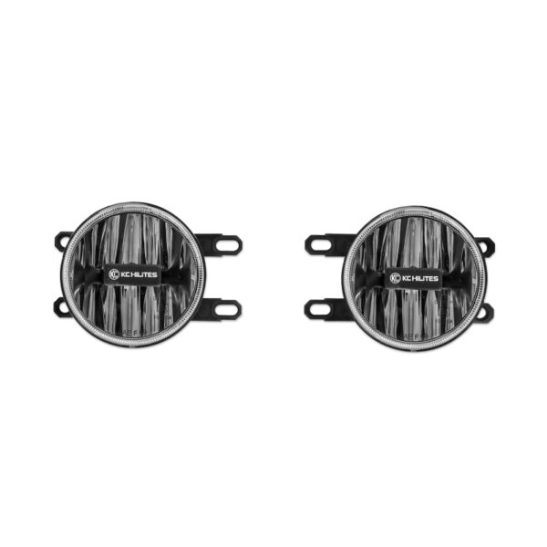 Toyota TACOMA 2021-2023 V6 3.5|TUNDRA 2022-2024 V6 3.4 Gravity G4 LED Light Clear Fog Beam (Pair Pack System) KC Hilites - 500 - Image 3