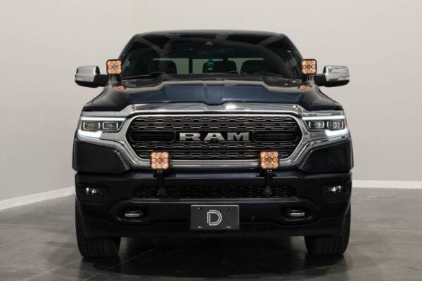 RAM 1500 NEW BODY 19-24 V8 5.7 SS5 Bumper LED Pod Light Kit - Yellow Pro Combo Diode Dynamics - DD7616 - Image 5