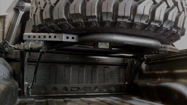 JT GLADIATOR 19-23 V6 3.6 In-Bed Adjustable Tire Carrier DV8 Off Road - TCGL-01 - Image 4