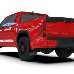 Toyota TUNDRA +22 V6 3.4 Black UR Mud Flap w/ Metallic Black Logo Rally Armor - MF110-UR-BLK-MBK - Image 4