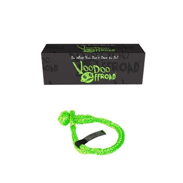 2.0 Santeria Series 1/2in x 8in Winch Soft Shackle - Green Voodoo Off Road - 1500001A - Image 2