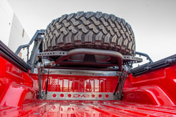 JT GLADIATOR 19-23 V6 3.6 In-Bed Adjustable Tire Carrier DV8 Off Road - TCGL-01 - Image 8