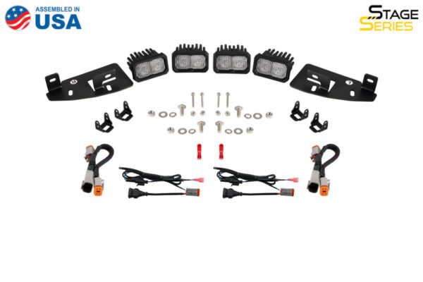 RAM 1500 NEW BODY 19-24 V8 5.7 SSC2 LED Fog Pocket Kit- Yellow Sport Diode Dynamics - DD7623 - Image 8