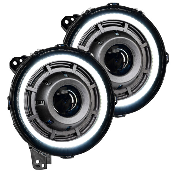 Wrangler JL +18 Oculus Bi-LED Projector Headlights- Graphite Metallic - 5500K SEE WARRANTY Oracle - 5839-504-PAU - Image 2