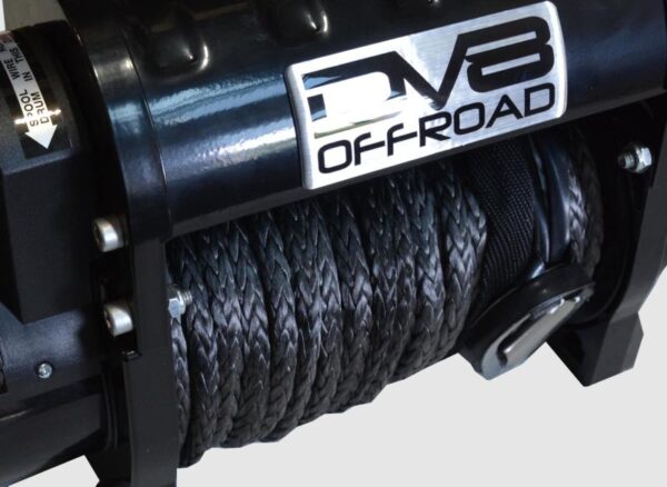 12000 LB Winch w/ Synthetic Line Wireless Remote - Black DV8 Off Road - WB12SR - Image 5
