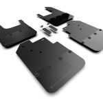 Toyota TACOMA 21-23 V6 3.5 Black Mud Flap w/ Army Green Logo Rally Armor - MF94-BLK-AGN