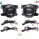 JT GLADIATOR WRANGLER JK| JL Elite Series Type M Fog Lamps - Yellow (Pair) Diode Dynamics - DD5131P - Image 4