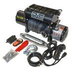 12000 LB Winch w/ Synthetic Line Wireless Remote - Black DV8 Off Road - WB12SR - Image 4