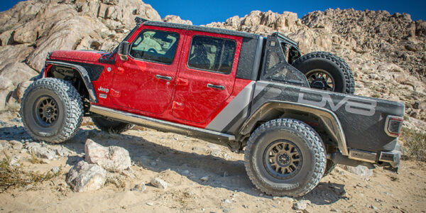 JT GLADIATOR 19-23 V6 3.6 Rear Inner Fenders - Black DV8 Off Road - INFEND-04RB - Image 7