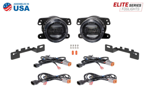 JT GLADIATOR WRANGLER JK| JL Elite Series Type MR Fog Lamps - White (Pair) Diode Dynamics - DD5163P - Image 5