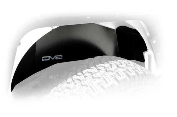 WRANGLER JK 06-18 V6 3.6 Rear Aluminum Inner Fender - Black DV8 Off Road - INFEND-01RB - Image 4