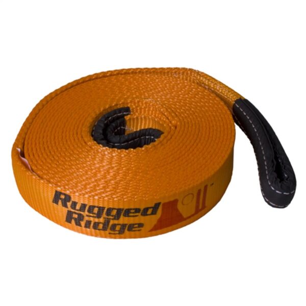 Univ. Recovery Strap 4 inch by 30 feet 40,000 LB Nylon construction Rugged Ridge - 15104.03 - Image 2