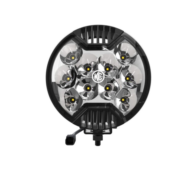 SlimLite 6in. LED Light 50w Spot Beam (Pair Pack System) - Black KC Hilites - 100 - Image 3